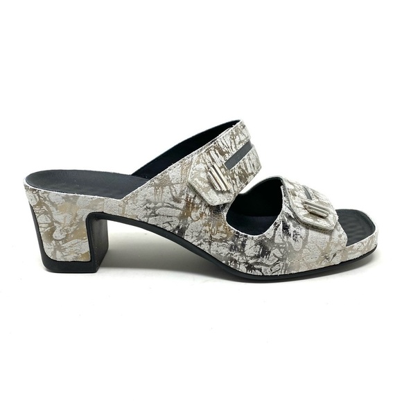 Vital Joy Frost Leather Dress sandals 05001 Clown/Apache Creme Grau - Picture 1 of 7